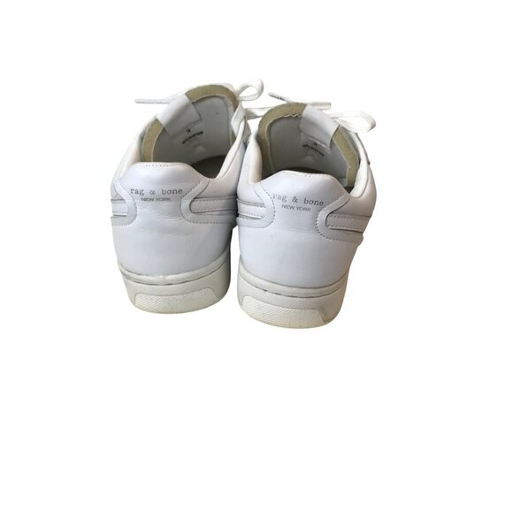 Rag & Bone White Retro Court Sneakers Size 7.5 - Picture 5 of 8